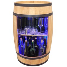 Baril à liqueurs en bois avec