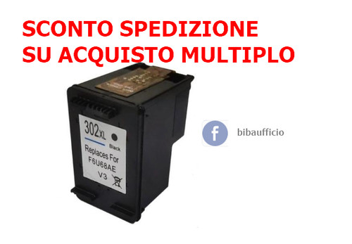 302xl nera cartuccia - 302xl,