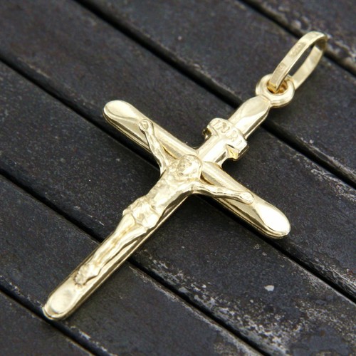 Ciondolo croce oro giallo - in,