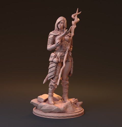 Maga con armatura miniatura - armatura,