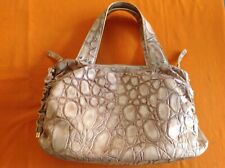 VINTAGE BORSA DONNA USATA ORIGINALE  ETICHETTA CROMIA IN PELLE 