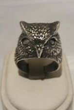 Anello in argento brunito a