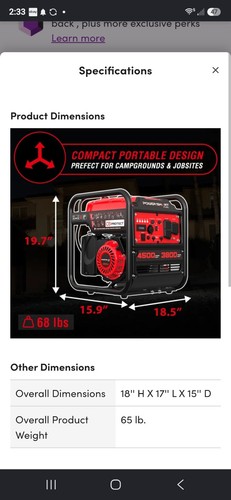 Powersmart 4400w generatore - 4400w,