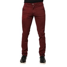 RARO Jeans Rosso Scuro Vita