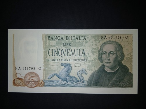 5000 lire colombo caravelle - lire,