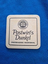 Sottobicchiere birra 1978 DLG premiato - Postbrauerei Nesselwang