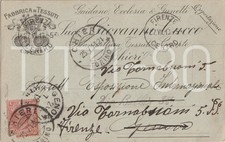 CHIERI - FABBRICA DI TESSUTI GAIDANO ECCLESIA & GUNETTI (TORINO) 1913