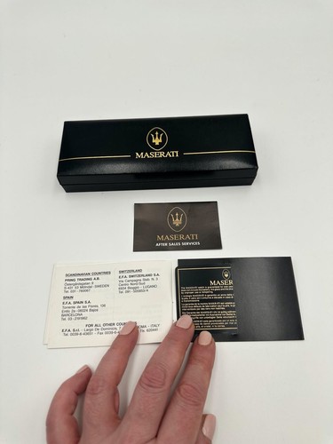 Maserati original watch box - watch,