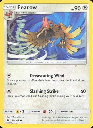 Pokemon fearow 149 common - pokemon,
