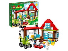 Costruzioni LEGO DUPLO VISITIAMO LA FATTORIA  trattore bambini bimbo animali