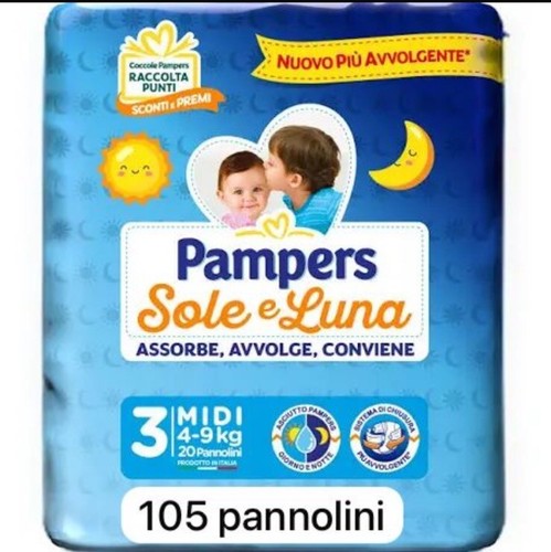 105 pannolini pampers sole - , e