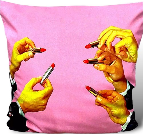Cuscino seletti rossetti rosa - rossetti,