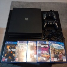 CONSOLE ORIGINALE SONY PS4 PLAYSTATION 4 PRO 4K 1TB + 5 GIOCHI 2 JOYPAD WIRELESS