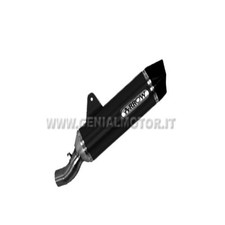 Terminale di Scarico Arrow Maxi Race Tech Allu Nero Bmw R 1200 Gs 2013 > 2018