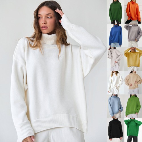 Pullover donna collo tartaruga