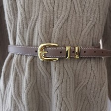 Cintura donna in pelle con