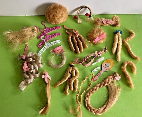 Lotto accessori trecce pezzi