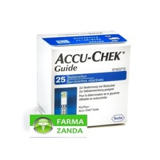 Accu-Chek Guide 25 Strisce Reattive glucosio sangue glicemia SCAD 12/2025