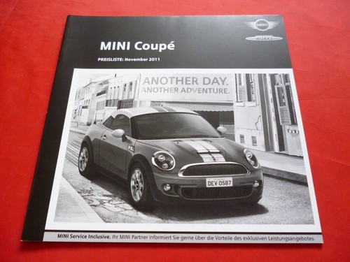 Listino prezzi mini coupe r58 - listino,