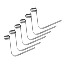 6 pezzi clip in acciaio inox 8