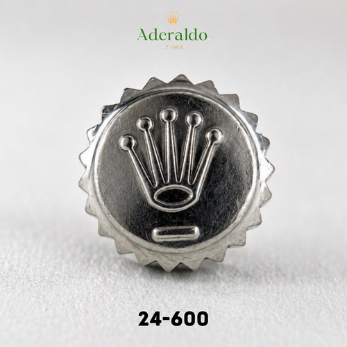 Rolex 600 corona acciaio - 24-600-0,