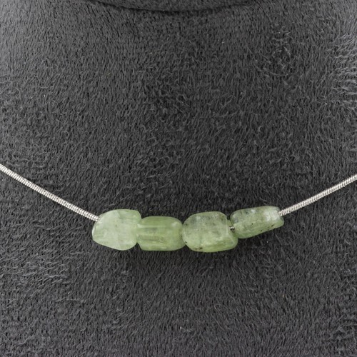 Collana perle apatite verde - perle,