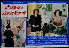 fotobusta  LA PROFESSORESSA DI SCIENZE NATURALI LILLI CARATI ALVARO VITALI SEXY