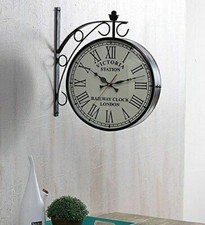 Orologio parete nero double - da,