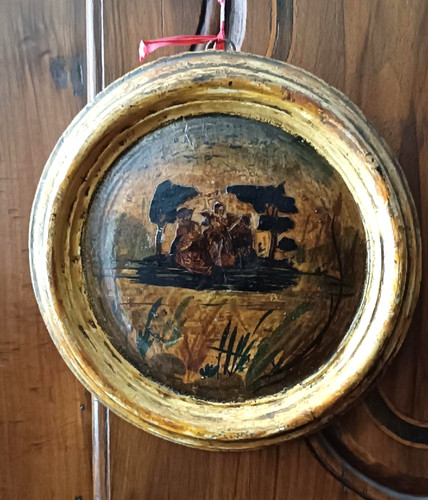 Antico dipinto tavola - antico, su