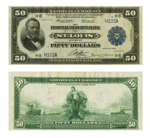 Dollars federal reserve - 50,