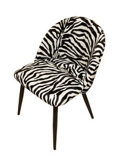 SEDIA ZEBRATA ZEBRA PER TAVOLO