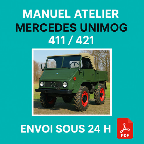 Manuel atelier mercedes - manuel, unimog