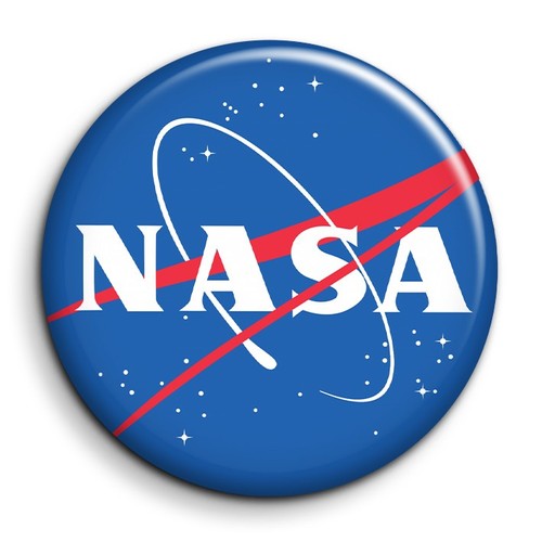Nasa badge 38mm button - button, pin