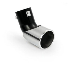 Terminale Scarico Sportivo in Acciaio Inox Universale 37>49mm TS-61 Inclinabile