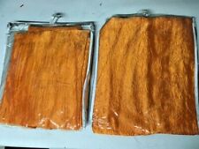 Stock 2 confezioni di coppia di tendine Alice 70x240 cm tende arancioni tenda