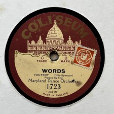 FLETCHER HENDERSON & HIS ORCH - ‘WORDS’ RARE 1925 COLISEUM 78, LOUIS ARMSTRONG! 