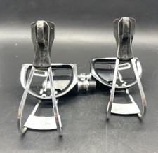 VINTAGE GIPIEMME CRONO SPECIAL PEDALS WITH TOE CLIPS TRACK  PISTA