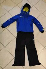 TUTA SCI PHENIX JUNIOR  BAMBINO 10 ANNI  140 CM BLU VERDE ACIDO COME NUOVA