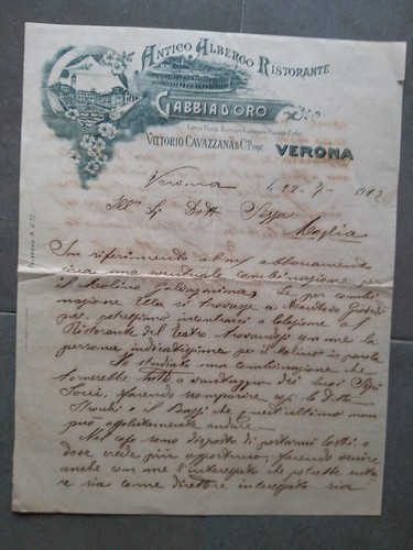 Verona antico albergo - -,