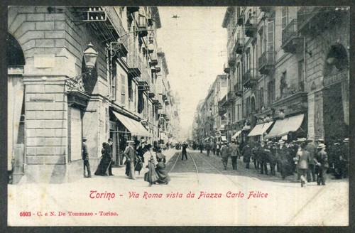 Torino via roma - torino, vista