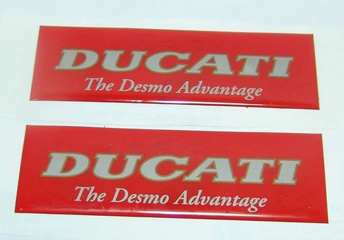 Ducati desmo coppia adesivi - ducati,