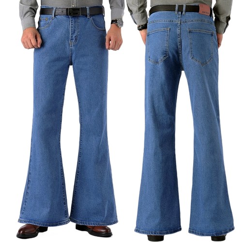 Jeans uomo vita alta svasati - jeans, a