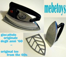 MEBE MEBETOYS FERRO DA STIRO GIOCATTOLO (NON SCALDA) ORIGINALE VINTAGE ANNI '60