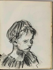 Disegno A Matita In Grafite Su