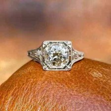 Anello sposa art - deco, 1,3