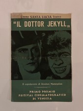 Il Dottor Jekyll- Brochure 1 Edizione 1932 - Cinema Santa Lucia Cover Rarissima