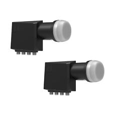 2 Inverto Black Ultra Quad LNB IDLB-QUDL40-ULTRA per 4 partecipanti Premium 4K HD