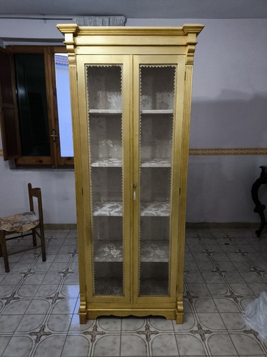 Credenza vetrina antica stile - credenza,