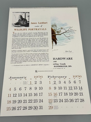 Calendario ritratti fauna
