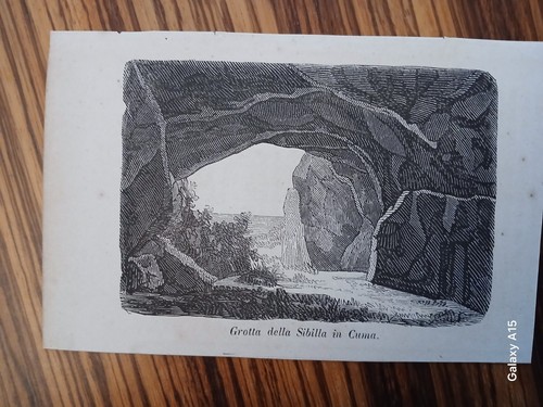 Silografia metà 800 grotta - metà,